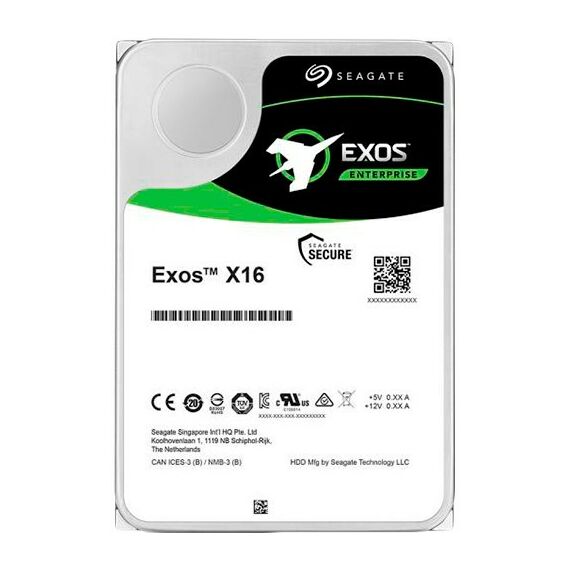 Жесткие диски: Жесткий диск Seagate 10Tb Enterprise Exos X16 512E 3.5" SATA 6Gb/s 256Mb 7200rpm [ST10000NM001G] фотографии