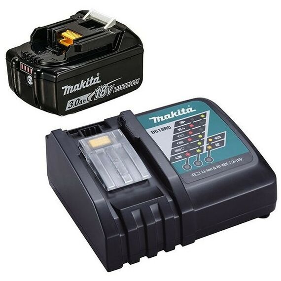 Принадлежности для электроинструмента: Набор быстрой зарядки Makita BL1830B 18В, 3Ач Li-Ion + з/у DC18RS 7-18В [191A25-2] фотографии