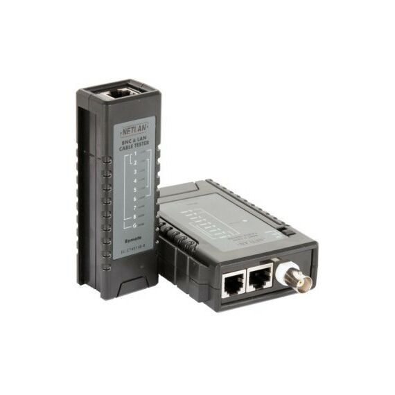 Монтажное оборудование: Тестер кабельный Netlan EC-CT4511B UTP/STP, RJ45, RJ12, RJ11, BNC фотографии