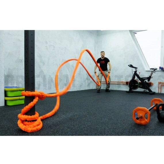 Фитнес оборудование: Канат для функционального тренинга Original FitTools FT-BTR-38-12000 38 мм х 12 м фотографии