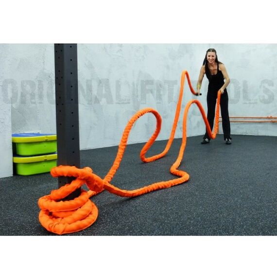 Фитнес оборудование: Канат для функционального тренинга Original FitTools FT-BTR-38-12000 38 мм х 12 м фотографии