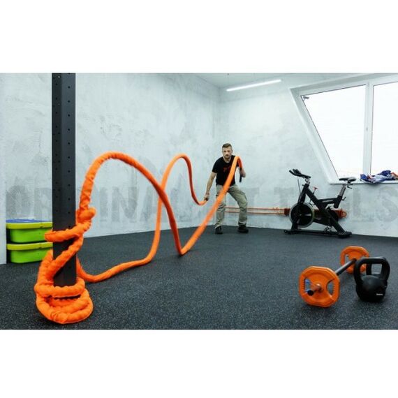 Фитнес оборудование: Канат для функционального тренинга Original FitTools FT-BTR-38-12000 38 мм х 12 м фотографии