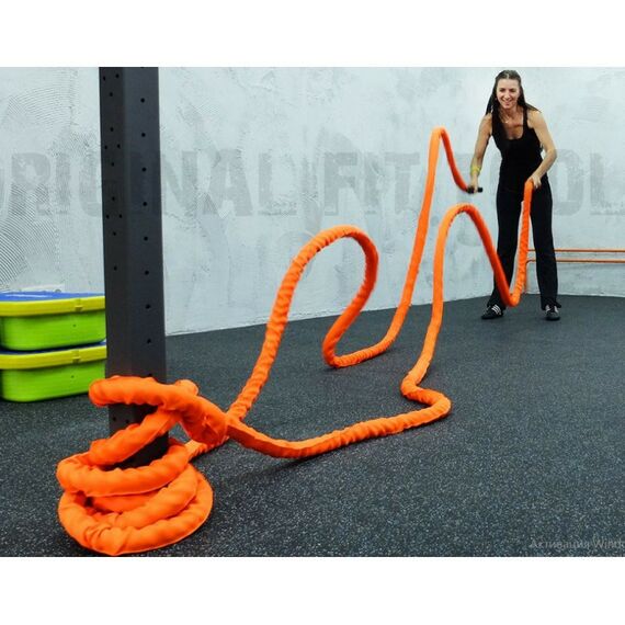 Фитнес оборудование: Канат для функционального тренинга Original FitTools FT-BTR-50-15000 50 мм х 15 м фотографии