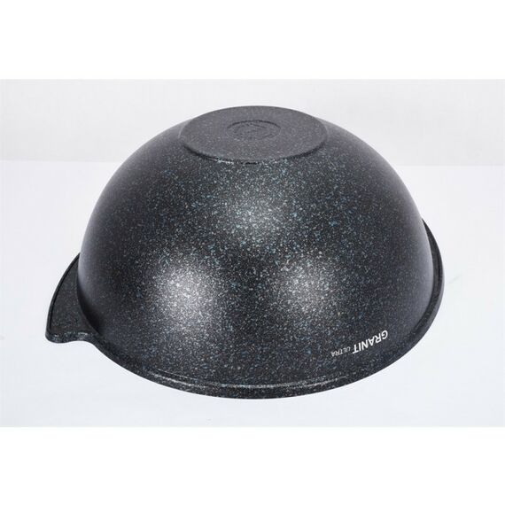 Сковороды, кастрюли, противни, дуршлаги: Казан для плова Кукмор Granit ultra blue 7,0л со стеклянной крышкой [кгг75а] фотографии