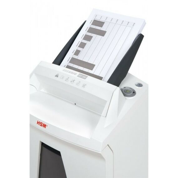 Уничтожители документов: Уничтожитель документов HSM SECURIO AF150 4.5x30 34 л, 65 мм/сек, защита от перегрева, реверс фотографии