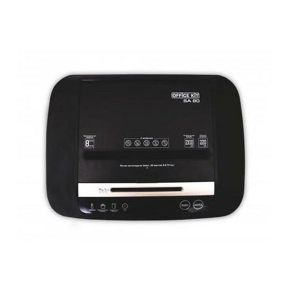 Уничтожители документов: Уничтожитель документов Office Kit SA80 (A800) 2х10 2x10мм, 8 листов, 220мм фотографии