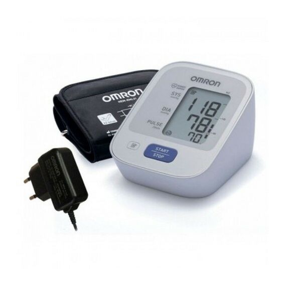 Диагностические приборы: Тонометр Omron M2 Basic Адаптер+Универсальная манжета фотографии