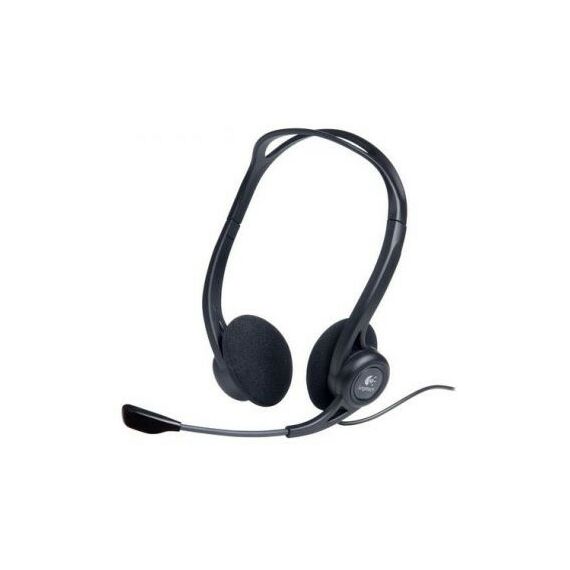 Наушники и гарнитуры: Наушники с микрофоном Logitech PC Headset 960 USB, с регулятором громкости [981-000100] фотографии
