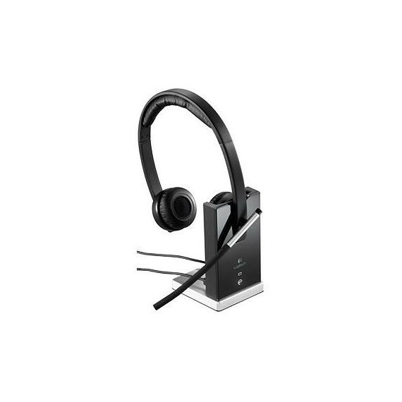 Наушники и гарнитуры: Беспроводная гарнитура Logitech Wireless Headset Dual H820e с рег. громкости, USB / радио [981-000517] фотографии