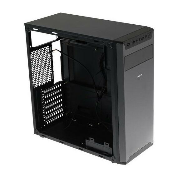 Корпуса компьютерные: Корпус DEXP DC-101B Miditower ATX, без БП, черный фотографии