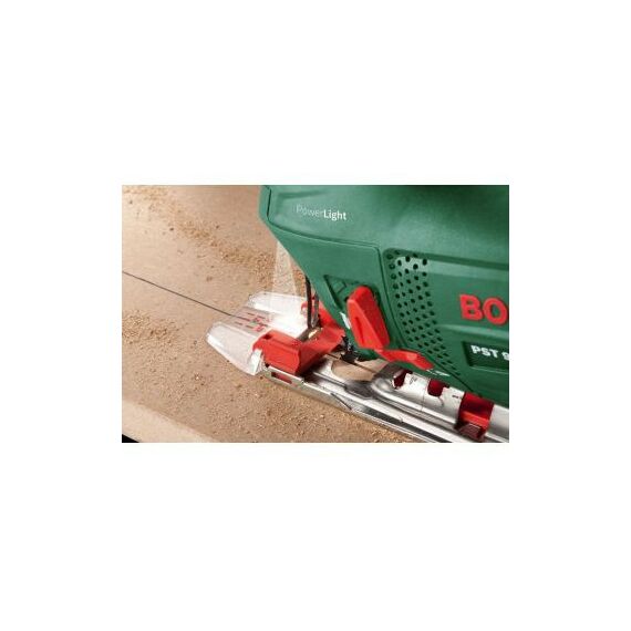 Лобзики: Лобзик BOSCH PST-900 PEL 650 Вт, 500-3100 х/мин, дер. 90 мм, сталь 10 мм, вес 2,2 кг фотографии