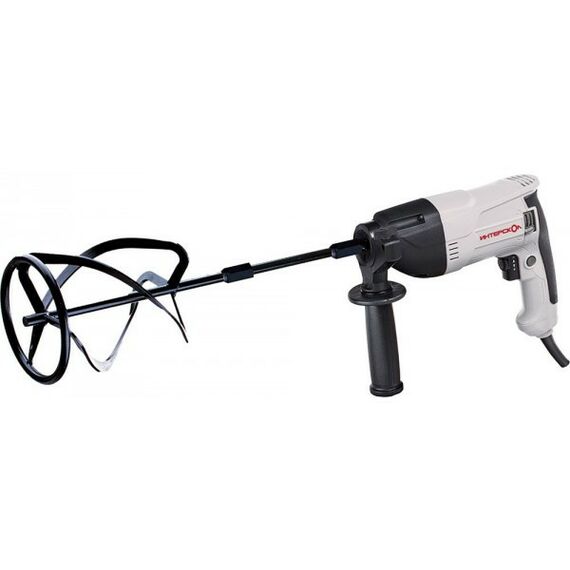 Дрели-миксеры: Миксер-дрель Интерскол Д-16/850ЭР дрель, патрон: быстрозажимной, количество скоростей: 1, мощность 850 Вт, патрон 13 мм, реверс, вес 2.5 кг [438.1.0.00] фотографии