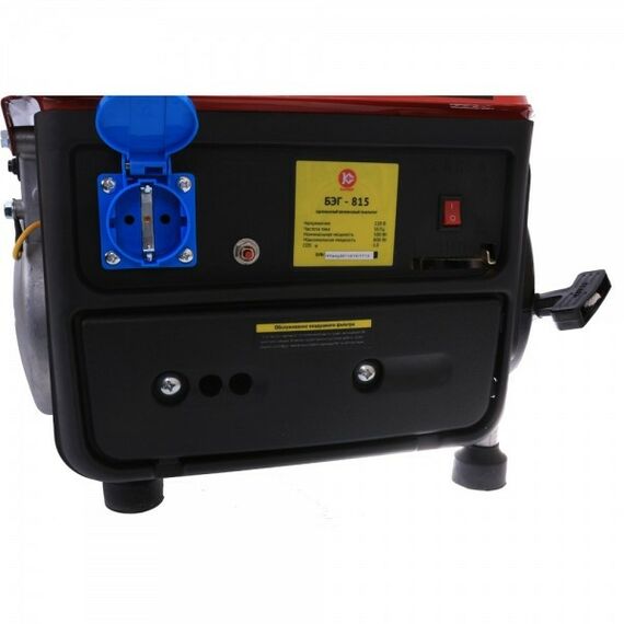 Электростанции: Электростанция бензиновая Калибр БЭГ-815 0.8 кВт, 0.6 л/ч, бак 4 л, 15.8кг [59155] фотографии