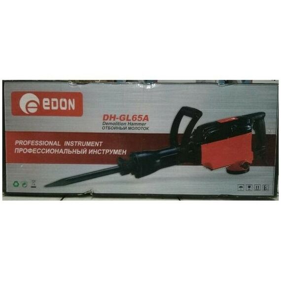 Отбойные молотки: Молоток отбойный EDON DH-GL65A 1800Вт, 45Дж, HEX 30мм, 22кг фотографии