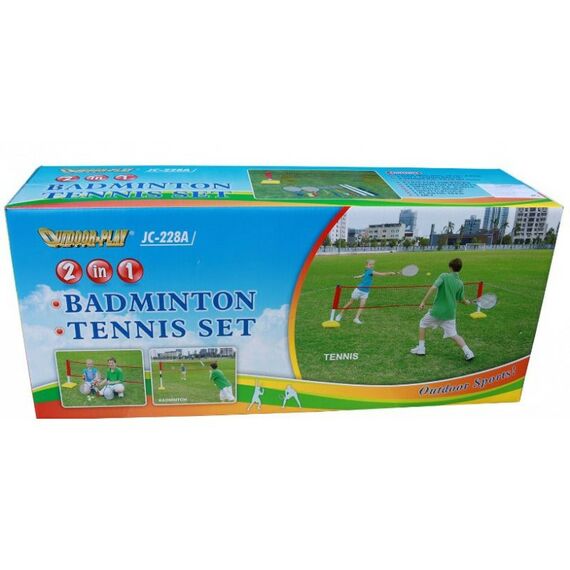 Бадминтон, теннис: Набор детский для игры в бадминтон и теннис DFC Goal228A фотографии