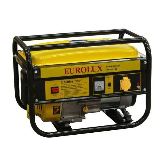 Электростанции: Электрогенератор Eurolux G3600A бензиновый, однофазный (220 В), 2.50 кВт фотографии