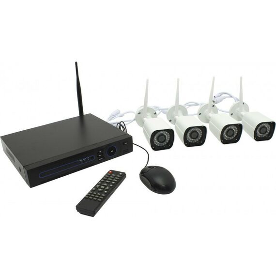 Готовые комплекты видеонаблюдения: Комплект видеонаблюдения Orient NVR+4IPC 720p Wi-Fi 1xLAN, 3.5" SATA, Wi-Fi, 2xUSB, HDMI, VGA + 4xCam 1280 x 720, f=3.6mm, 35 LED фотографии