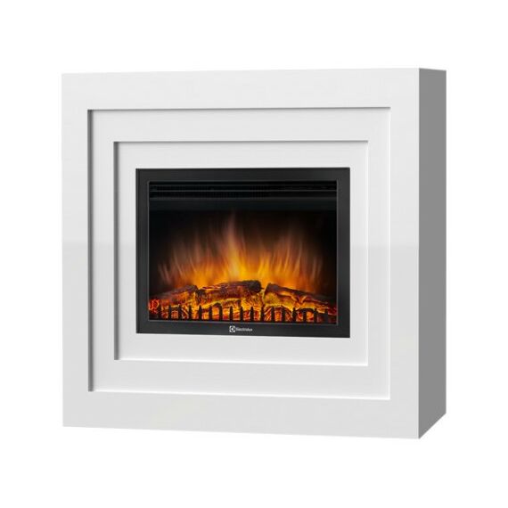 Камины: Портал Firelight Cubo 25 B белый фотографии