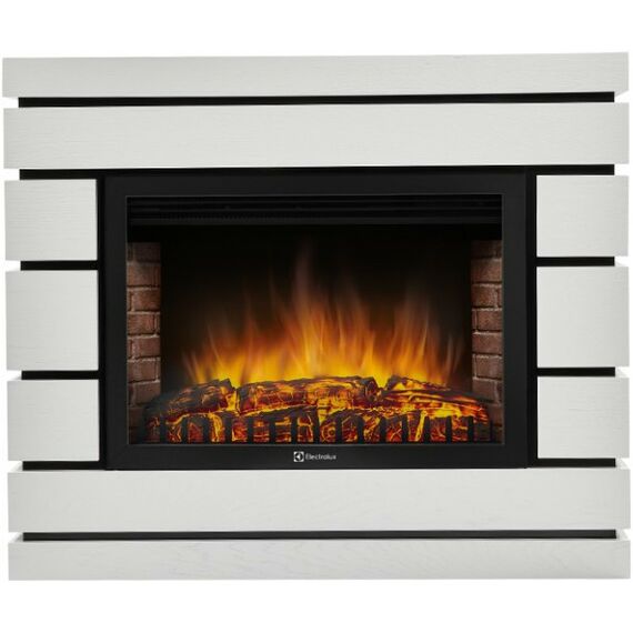 Камины: Портал Firelight Moderno 30 WO шпон белый дуб фотографии