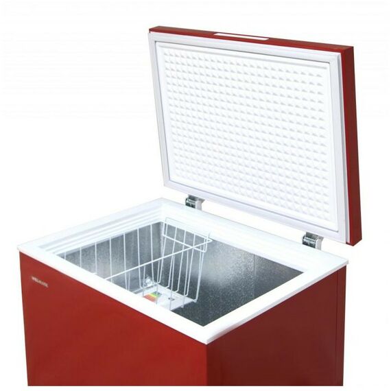 Морозильные камеры: Морозильный ларь WILLMARK CF-170CS красный фотографии