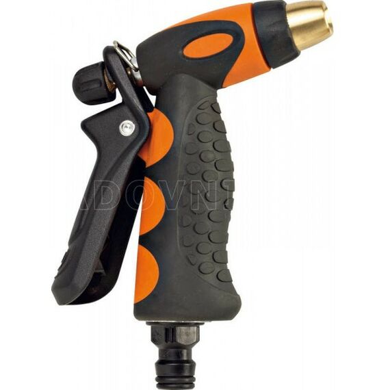 Опрыскиватели садовые: Метал. пистолет распылитель с прорезиненным корпусом и регулулироврой GF 5480 производительность 10 л/мин., Италия фотографии