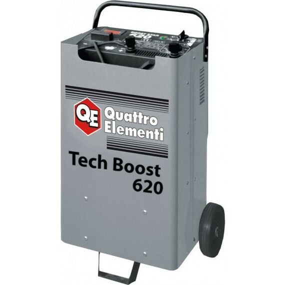 Зарядные и пуско-зарядные устройства: Пуско-зарядное устройство Quattro Elementi Tech Boost 620 12 / 24 Вольт, заряд до 90А, пуск до 590 А, таймер, 28 кг фотографии
