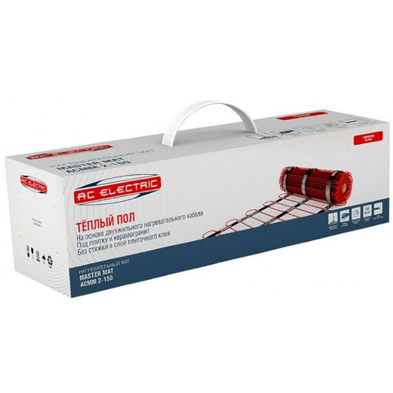 Теплые полы: Мат нагревательный AC ELECTRIC ACMM 2-150-5 комплект теплого пола [ACMM 2-150-5 комплект] фотографии