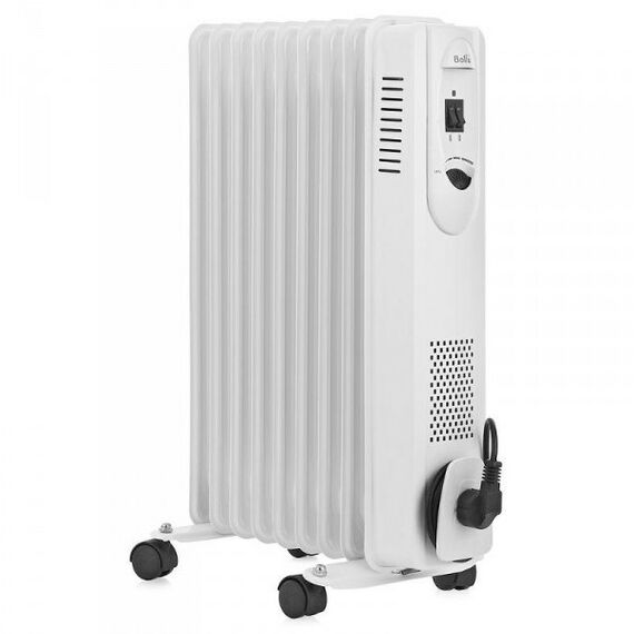 Масляные радиаторы: Масляный радиатор Ballu Comfort BOH/CM-07WDN мощность обогрева 1500 Вт, число секций: 7, термостат, колеса для перемещения, цвет белый фотографии