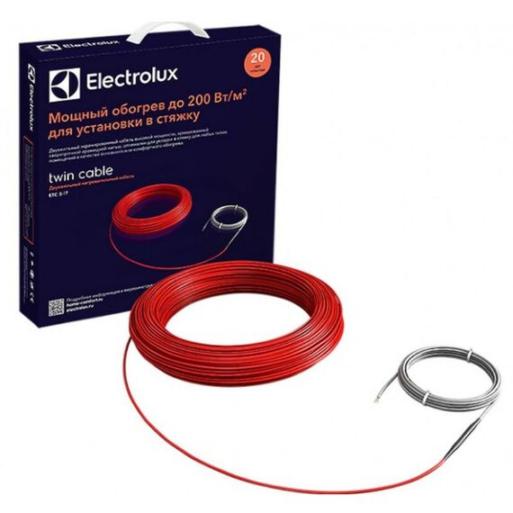 Теплые полы: Кабель Electrolux ETC 2-17-400 комплект теплого пола фотографии
