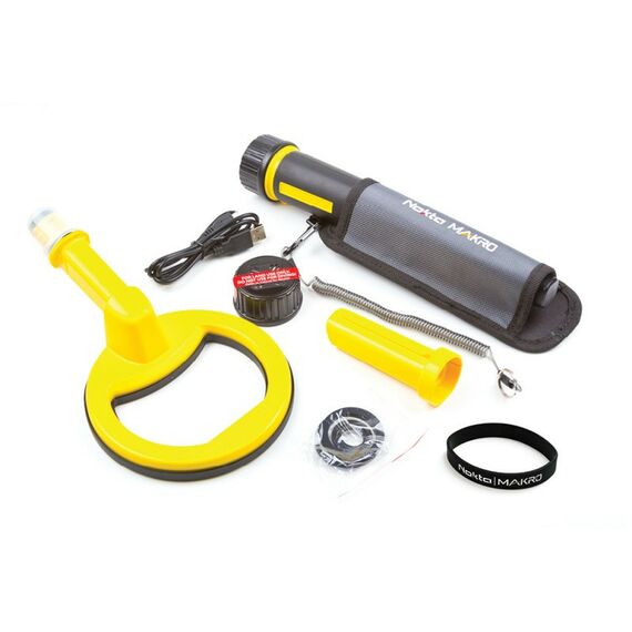 Металлоискатели: Металлоискатель Nokta Makro PulseDive желтый фотографии