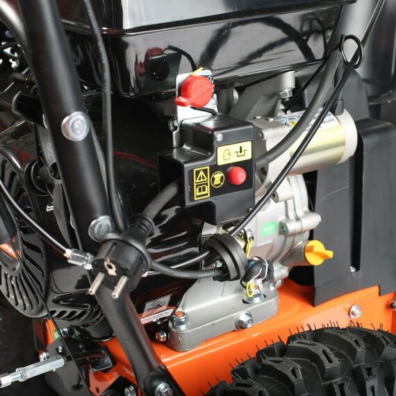 Снегоуборочные, подметальные машины: Снегоуборщик Patriot СИБИРЬ 110Е 11 л.с.,стартер ручной/220В, ковш 71см. колеса 15" [426108110] фотографии