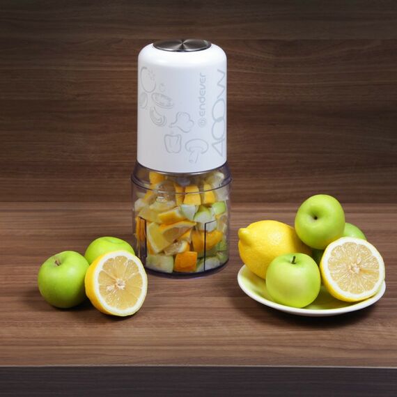 Блендеры: Измельчитель электрический Endever Sigma 63 импульсный режим, 400 Вт, 0.5 л, цвет белый фотографии