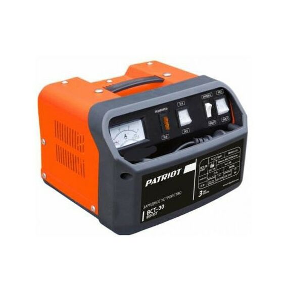 Зарядные и пуско-зарядные устройства: Устройство зарядное Patriot BCT-30 Boost 700 Вт, 12 /24В, 120-240Ач, 9кг [650301530] фотографии