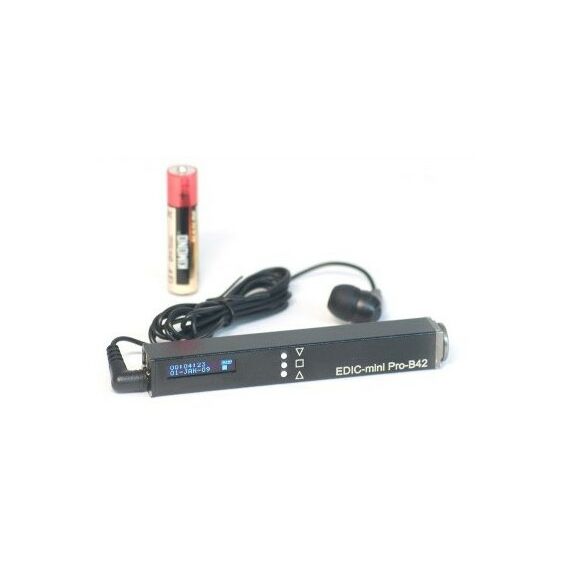 Цифровые диктофоны: Цифровой диктофон Edic-mini PRO B42-300h металл, размер 13*13*94мм, вес 36г, автономность до 100 ч, AAA батарея или аккумулятор фотографии