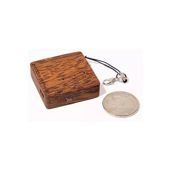 Цифровые диктофоны: Цифровой диктофон Edic-mini Tiny S A61w-300h дерево, размер 12*40*40мм, вес 20г, автономность до 100ч, аккумулятор фотографии