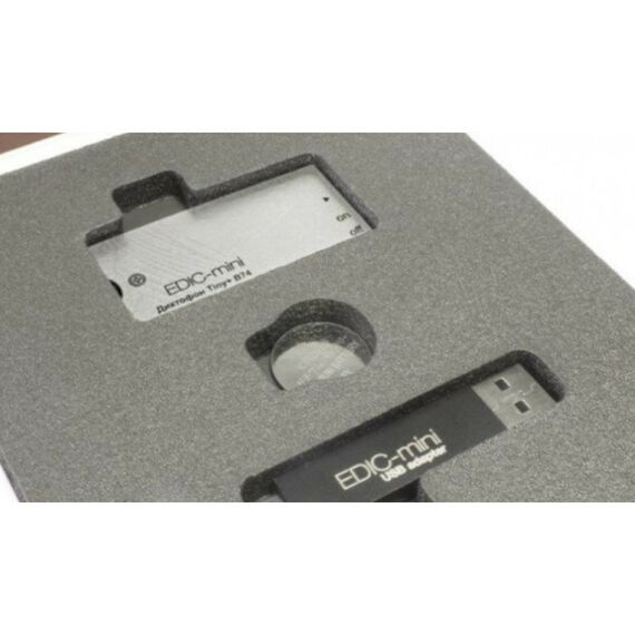 Цифровые диктофоны: Цифровой диктофон Edic-mini Tiny+ B74-1-150HQ Металл, размер 4*28*57мм, вес 9г, автономность до 30ч, батарейка фотографии