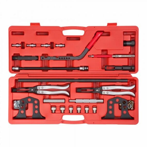 Демонтажный инструмент: Рассухариватель клапанов универсальный МАСТАК 103-10019C кейс, 19 предметов фотографии