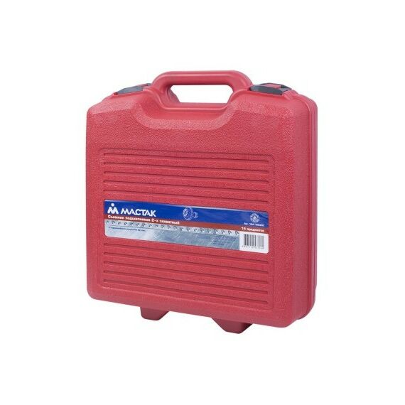 Демонтажный инструмент: Съёмник подшипников 30 т МАСТАК 104-12030C 2-х захватный, сегментного типа, кейс, 14 предметов фотографии