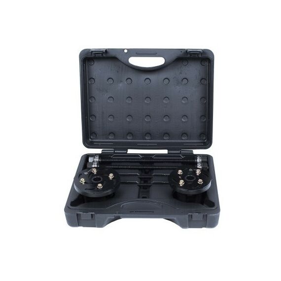 Демонтажный инструмент: Набор оправок для монтажа и демонтажа сайлентблоков МАСТАК 110-20006C 34-82 мм, кейс, 6 предметов фотографии