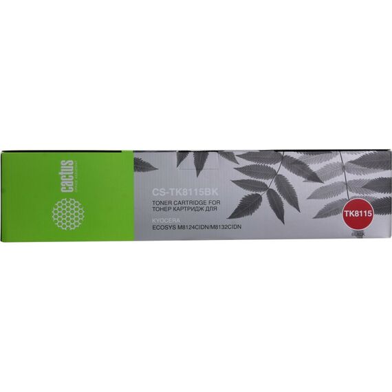 Для Kyocera: Картридж совместимый Cactus CS-TK8115BK Black для Kyocera Ecosys M8124cidn/M8132cidn фотографии