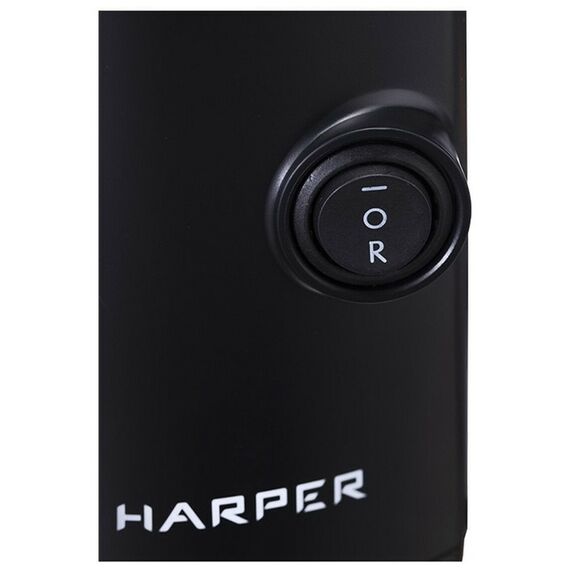 Соковыжималки: Соковыжималка шнековая HARPER HJE-S01 Black 130Вт, реверс, скорость отжима 50-70 об/мин, емкость для сока 600мл, емкость для жмыха 450 мл фотографии