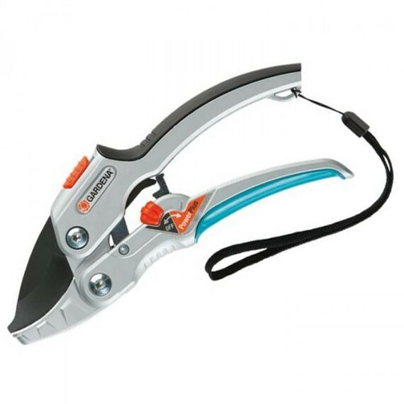 Кусторезы, ножницы, секаторы: Секатор с храповым механизмом GARDENA Smart Cut 22мм [08798-20] фотографии