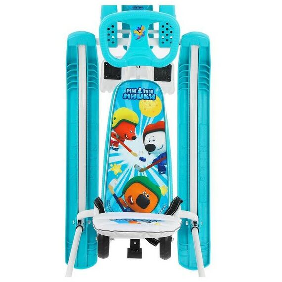 Снегокаты: Снегокат с колёсами  Тимка спорт 6 «Ми-ми-мишки» цвет бирюзовый фотографии