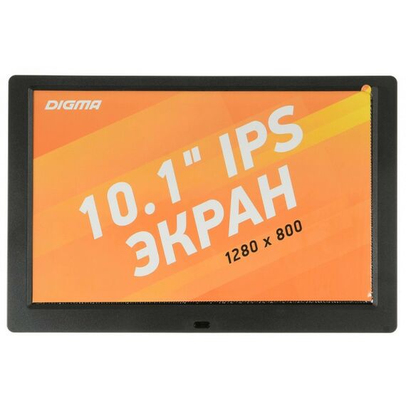 Цифровые фоторамки: Цифровая фоторамка Digma PF-1043 IPS, 10.1", черный [PF1043BK] фотографии