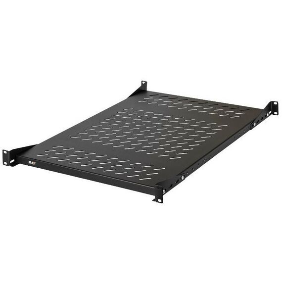 Шкафы и стойки: Полка стационарная усиленная TLK TLK-SHFC-660F-BK 19", Ш437хГ660мм, для шкафа и стойки глубиной 800мм, черная фотографии