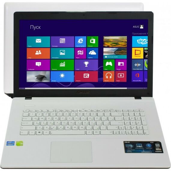 Ноутбуки: Ноутбук Asus X75V i3 3210M/6/1Tb/DVD-RW/WiFi/BT/Win 8/17.3" [90NB00Q2-M01820] фотографии