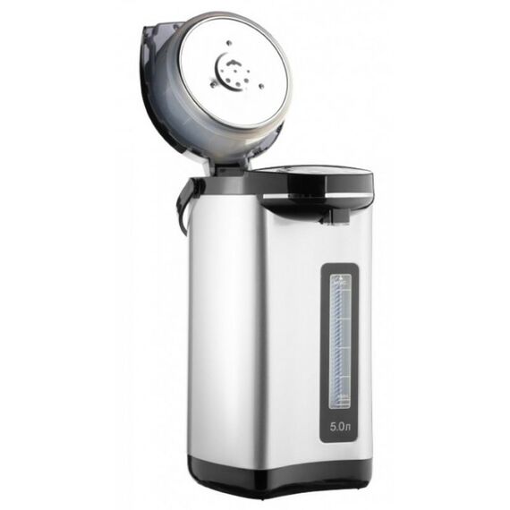 Чайники, термопоты: Термопот OLTO TP-5011 мощность 750 Вт, объем 5 л, цвет: серебристо-черный фотографии