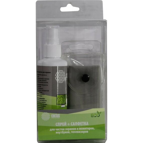 Чистящие средства: Набор для ухода за техникой Cactus CS-S3001E 100мл + салфетка фотографии