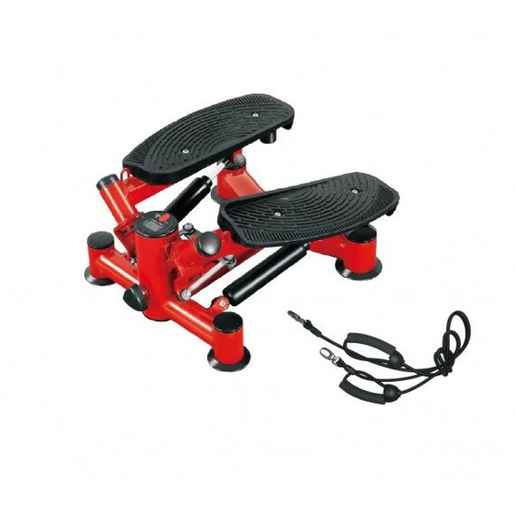 Степперы: Степпер IRON PEOPLE IRST41 с эспандерами,  регулируемый уровень нагрузки, 5 функций, боковой шаг, Максимальный вес пользователя 100кг. фотографии