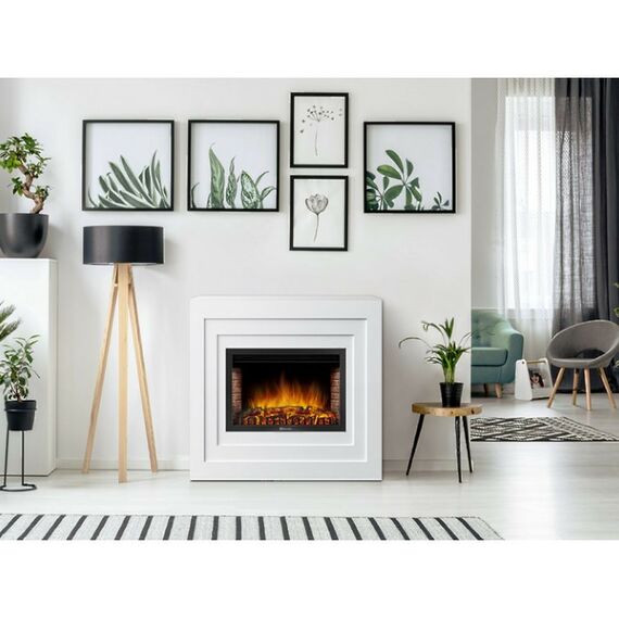 Камины: Портал Firelight Cubo 30 белый [Cubo 30 B] фотографии